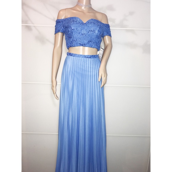 Macy's Blue Prom Dress